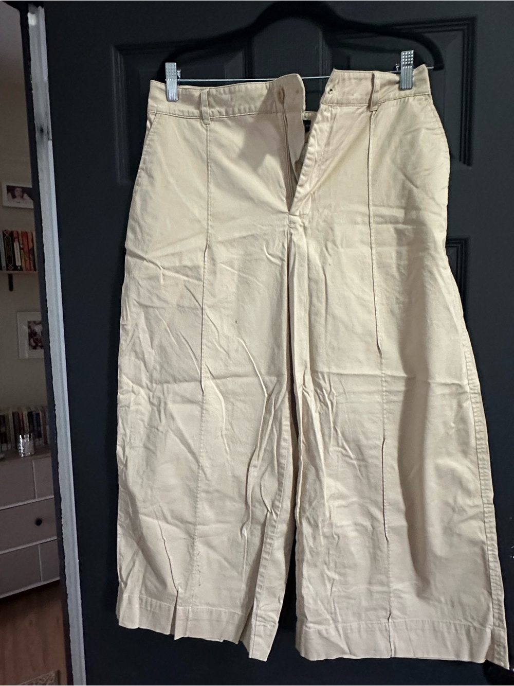 Ralph Lauren Wide-Leg Cotton Chinos in Light Beige